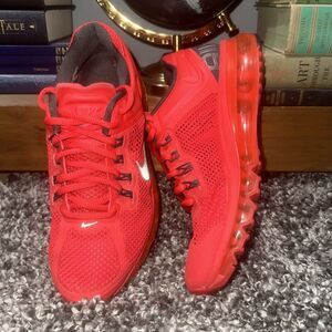 Size 7.5 - Nike Air Max+ 2013 Hyper Red